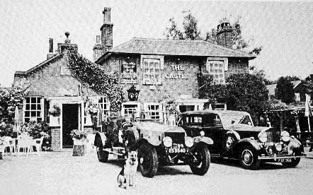 Rolls Royce (on the left)  Manufactured in 1925, first registered 1969. Engine capacity 6346, Petrol.